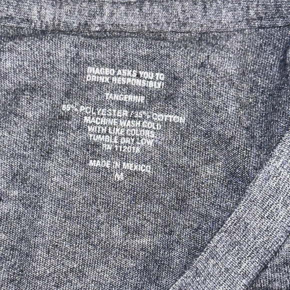 CAPTAIN MORGAN By Tangerine Gray Short Sleeve T-Shirt Size Medium Unisex - Picture 3 of 3